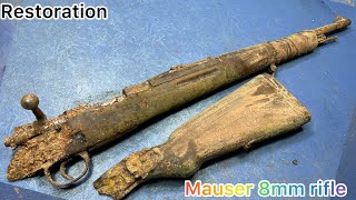 8MM rifle Restoration Mauser M48 YugoslaIvan restoration gun restoration [upl. by Esinyl577]