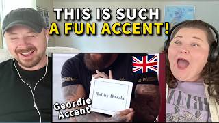 Americans React to Geordie Accent amp Slang  Such a fun accent [upl. by Winograd258]