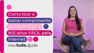 Como tirar e baixar comprovante de PISPASEP e NIS ativos FÁCIL pela internet  meutudo [upl. by Peatroy]