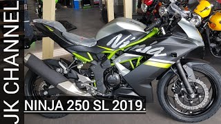 KAWASAKI NINJA 250 SL 2019  WARNA TERBARU SILVER DOFF  quot KEREN quot [upl. by Euqcaj298]