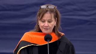 Mary Barra at 2014 spring commencement [upl. by Enoed]