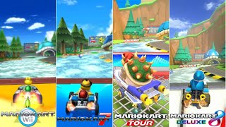 Evolution Of Wii Koopa Cape Course In Mario Kart Games 20082023 [upl. by Carmelle]