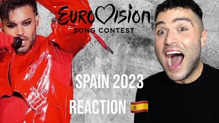 Spain Agoney Eurovision 2023 Reaction Agoney  Quiero Arder [upl. by Strickler]