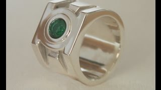 Creating Silver Green Lantern Rings [upl. by Strong437]