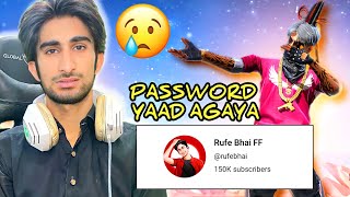 Finally 😃 CHANNEL KA PASSWORD YAAD AGAYA  Rufe Bhai FF [upl. by Samara621]