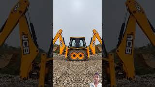 JCB FOLDING MIRROR VIDEO 🚜💥🔥👺💯automobile jcb3dxecoexpert jcbvideo jcb3dxeco excavator [upl. by Juta]