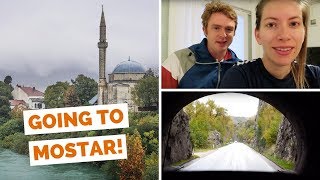 Hvar ferry to Split Croatia  bus ride to Mostar Bosnia and Herzegovina travel vlog [upl. by Issej723]