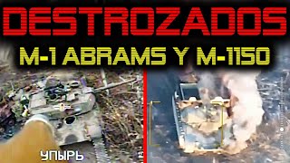 🔴 RUSIA DESTRUYE UN SEGUNDO M1 ABRAMS Y OTRO M1150 BREACHER 🔴 CACERÍA DE TANQUES NORTEAMERICANOS [upl. by Ahsimat]