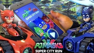 Lets Play PJ Masks quotSuper City Runquot and 💀 Romeo Maze Robber [upl. by Undry]