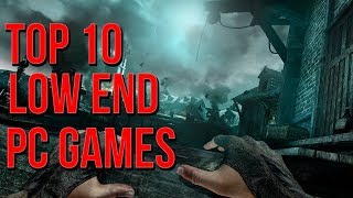 TOP 10 Low Spec PC Game 2017 HD [upl. by Avahc]