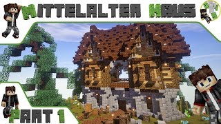 Minecraft Mittelalter Haus Tutorial Deutsch 28 x 19 Einfach und Schnell 🏠 PART 1 🏠 [upl. by Shanan]