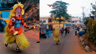 ഗുളികൻ തെയ്യത്തിന്റെ രസകരമായ പുറപ്പാട്  Gulikan Theyyam  Pulloopi  gulikan pulloopi [upl. by Goodard168]