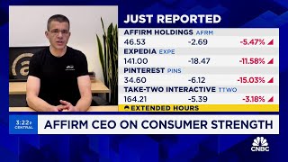 Affirm CEO on Q2 results We really hit it out of the park this quarter [upl. by Abbot]