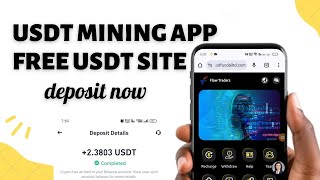 NEW Flow Traders USDT Mining App Today  Best USDT Cloud Mining Site in 2024 [upl. by Akihc200]