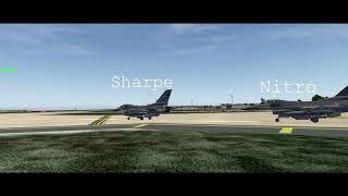 Falcon BMS  Formation Takeoff [upl. by Aekahs]