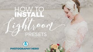 How to Install Lightroom Presets [upl. by Enialb]