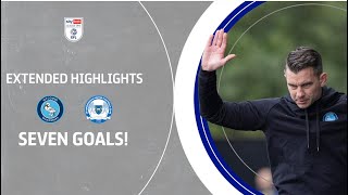 SEVEN GOALS  Wycombe Wanderers v Peterborough United extended highlights [upl. by Initof]