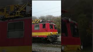 Bahnhof Lambach  ÖBB X 552 0192 Dieselhydraulischer Motorturmwagen [upl. by Bogart]