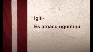 Igiti  Es atnācu uguntiņu [upl. by Niwrud]