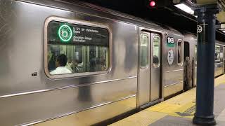 MTA New York City Subway Brooklyn Bridgebound R62A 6 Train at the 59 Street Station [upl. by Valora]