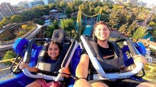 Niña en Boomerang de Fantasilandia OnRide 4K  Gopro Hero7 Black [upl. by Aeniah671]