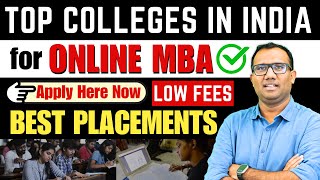 MBA  Top Colleges for Online MBA  Online MBA Colleges onlinemba nmims placements mbacolleges [upl. by Skell989]