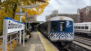 MTA Metro North RailRoad Harlem New Haven and Danbury AM Rush Hour Trains  Botanical Gardens [upl. by Eelarbed]