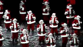 ROCKETTES Dancing Santas RADIO CITY CHRISTMAS Buffalo NY 111909 [upl. by Grantham]