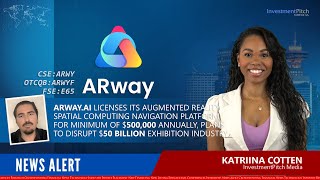 ARwayai licenses its augmented reality spatial computing navigation platform min 500000 annually [upl. by Delano684]