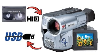 Analog Hi8 camcorder with USB output 📹 Samsung SCL770 [upl. by Sella]