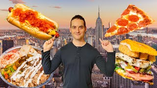 100 Hours of NYC Street Food Full Documentary Cheap Eats amp MORE [upl. by Leahci]