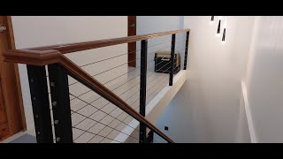 DIY CABLE RAILING PROJECT Paano gawin at ano ang mga kailangan  ITLOG DIY PROJECT [upl. by Anifares]