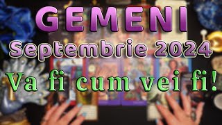 ♊ Gemeni  Septembrie 2024 ♊ Percepe viata cum iti doresti sa fie 💕🏆💕 [upl. by Orian]