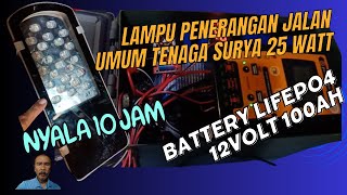 Lampu Penerangan Jalan Umum Tenaga Surya 25 Watt [upl. by Sheryl]