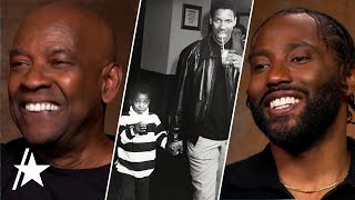 Denzel Washington amp John David Washington React To SWEET FatherSon Photo [upl. by Honorine]