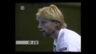 Masters 1992 RR Sampras vs Becker [upl. by Tumer]