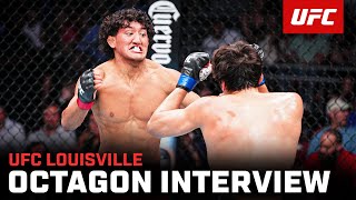 Raul Rosas Jr Octagon Interview  UFC Louisville [upl. by Hyatt936]