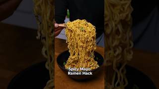 Spicy Mayo Ramen Hack in 5 minutes [upl. by Ahtiuqal]