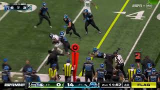 Highlight Kenneth Walker with a full somersault for the first down [upl. by Demott]