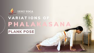 Variations of Phalakasana  SRMD Yoga [upl. by Enyleuqcaj271]