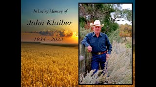 Celebration of Life for John Klaiber [upl. by Olatha761]