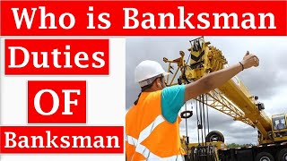 Who is Banksman  What is Duties of Banksman  Safety Hand Signals  Signalman  Flagman [upl. by Ahsotan]