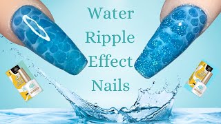 Born Pretty PR Swatches amp Trending Water Ripple Effect Nails With Gel [upl. by Assile124]