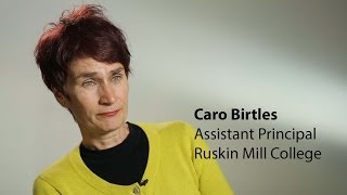 Caro Birtles Ruskin Mill College [upl. by Nyhagen]