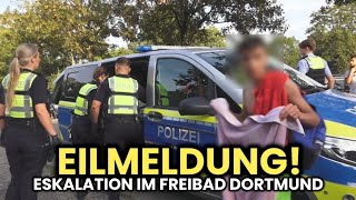 Massenschlägerei im Freibad in Dortmund 😱🔥 TÄTER WIEDER FREI [upl. by Kenison102]