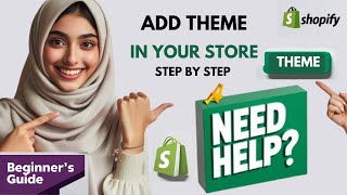 How To Add A Theme in Shopify  Shopify Tutorial for Beginners 2024 [upl. by Gneh477]