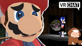 Facing the WARIO APPARITION in VRChat [upl. by Annatnom]