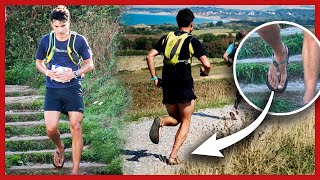 86km de trail en sandales  😳 Le TRAIL DE LA CÔTE DOPALE 2022 [upl. by Wood25]