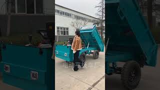 Steering wheel dump flatbed truckOne machine with multiple uses saves time and effortSave labor [upl. by Risa991]