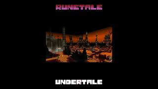 UNDERTALE Complete Map vs RUNETALE  Undertale Remastered undertale deltarune minecraft [upl. by Ahsir973]